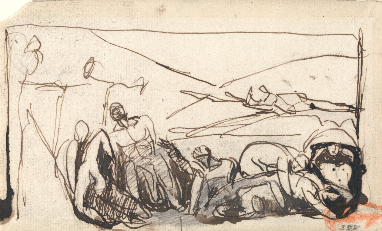 Escena de la prisión de George Romney