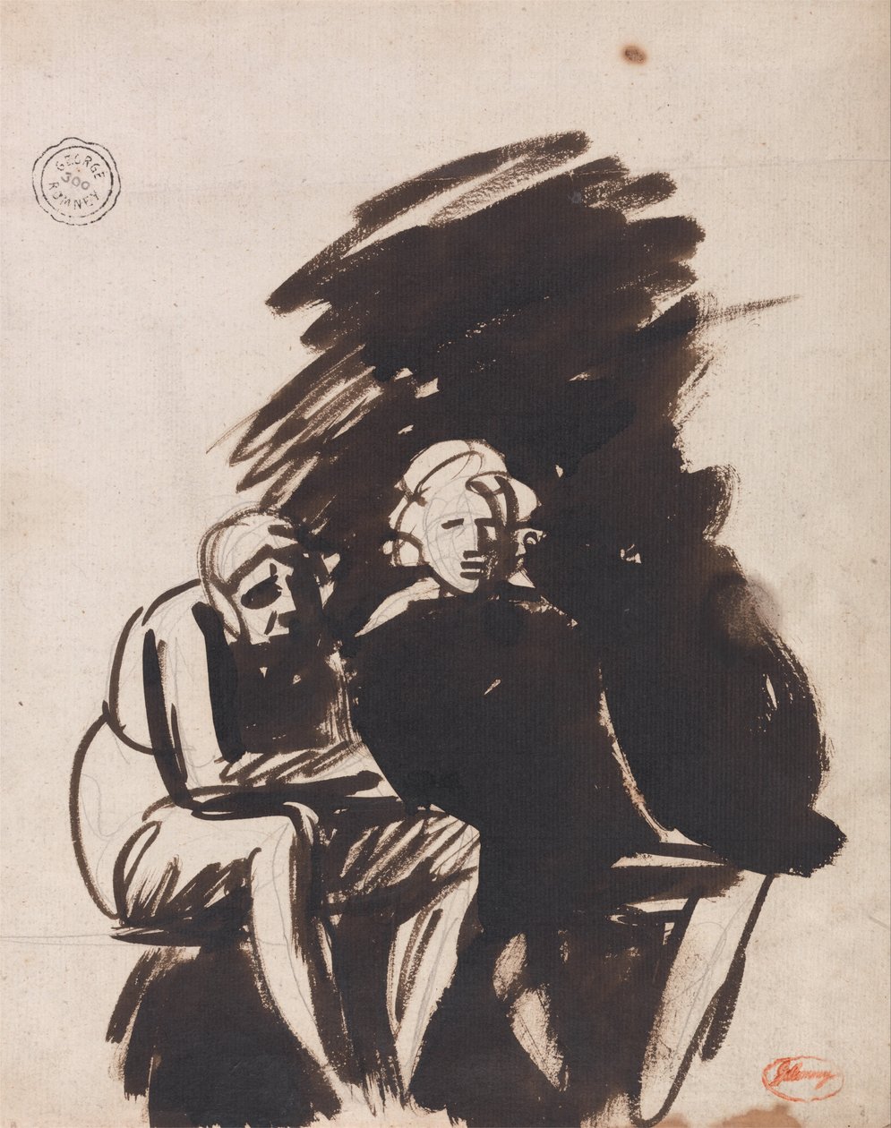 Los dos amigos de George Romney