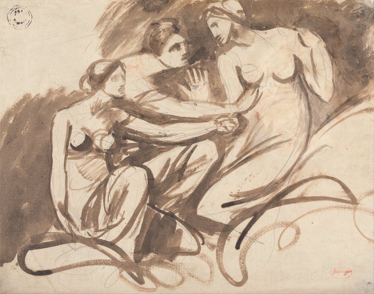 Tres jóvenes brujas de George Romney
