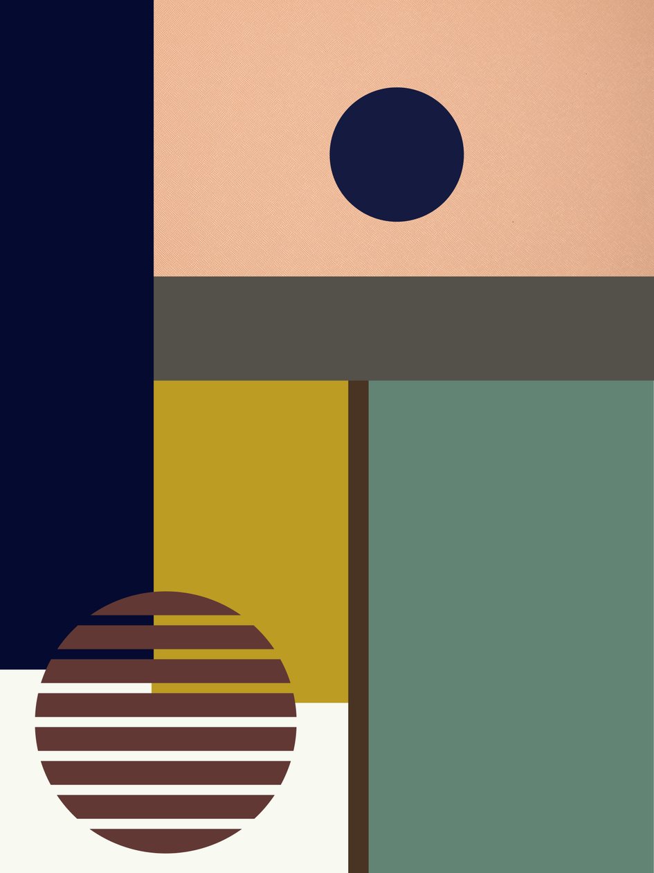 Puzzle abstracto, siglo XXI (ilustración) de George Rosaly