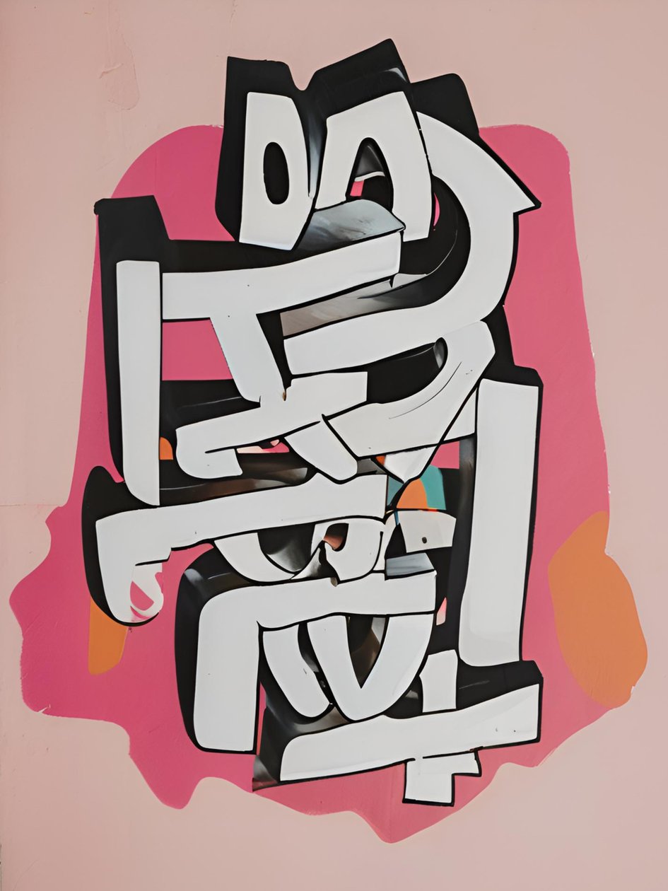 Código urbano, siglo XXI (pintura) de George Rosaly