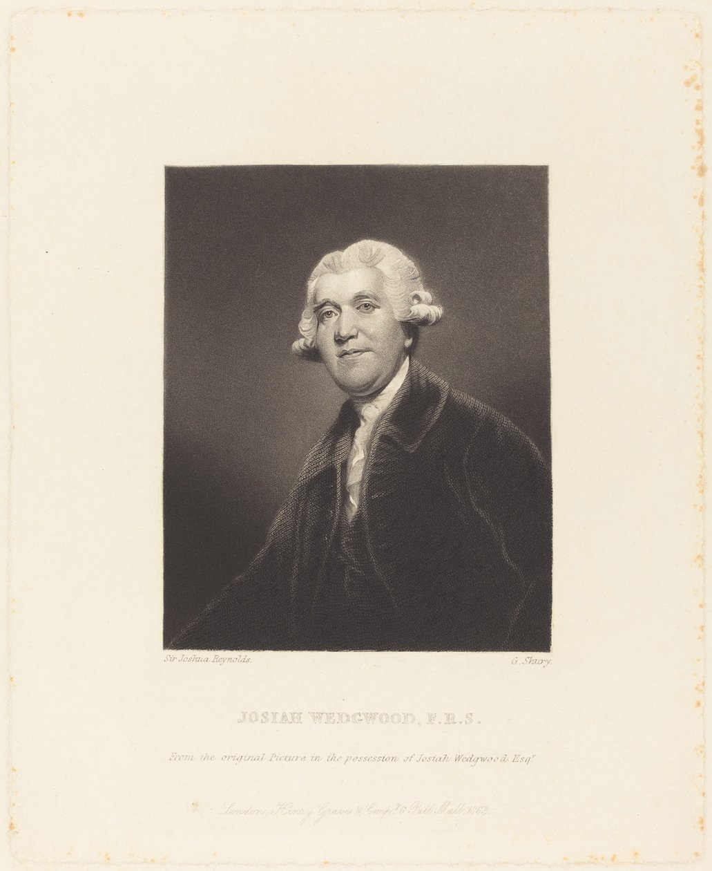 Josiah Wedgwood de George Salisbury Shury after Sir Joshua Reynolds