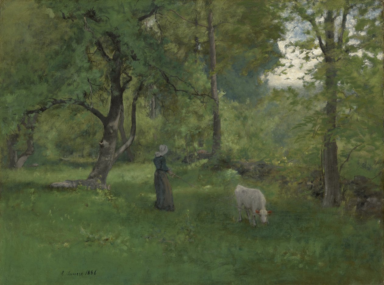 Paisaje verde, 1886 de George Snr. Inness