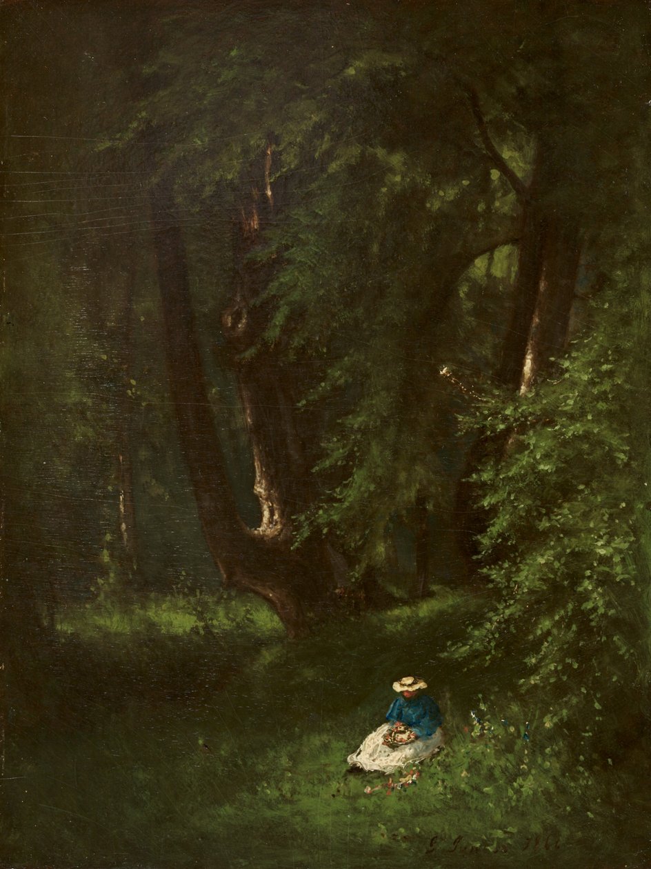 En el bosque de George Snr. Inness