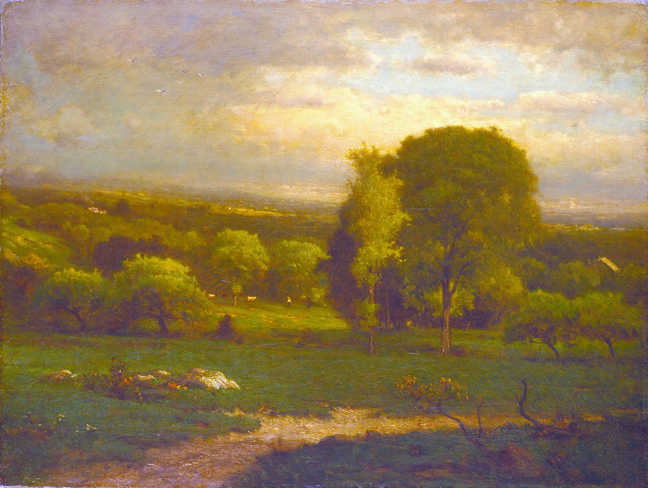 Valle del Saco (óleo sobre lienzo) de George Snr. Inness
