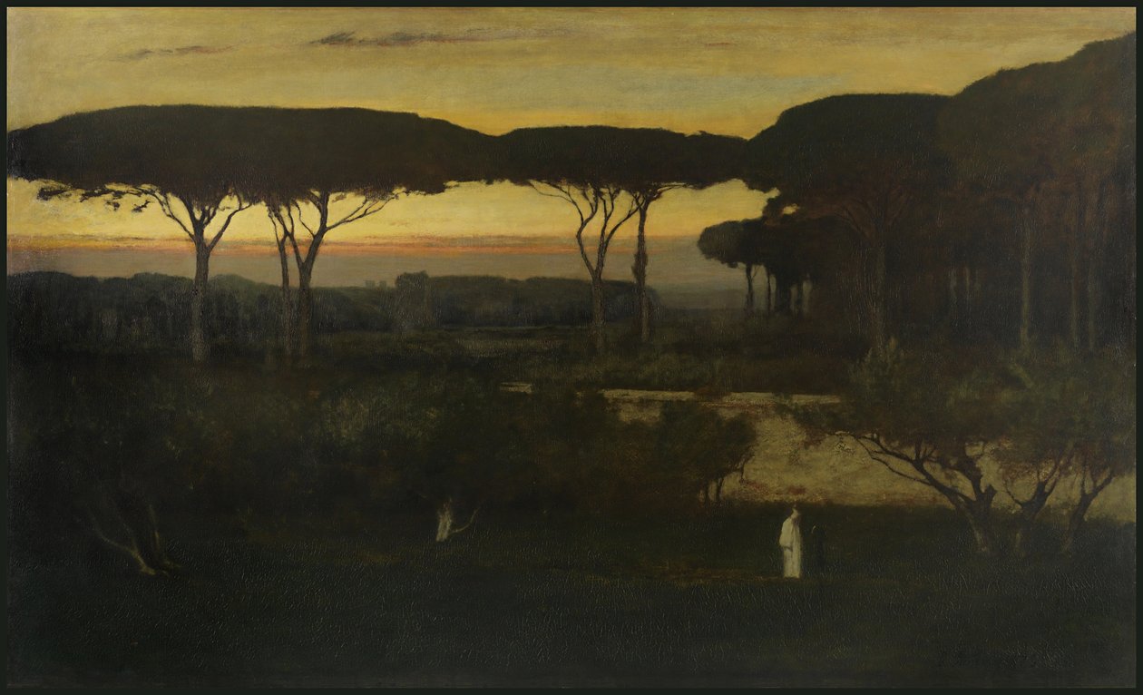 El monje, 1873 de George Snr. Inness