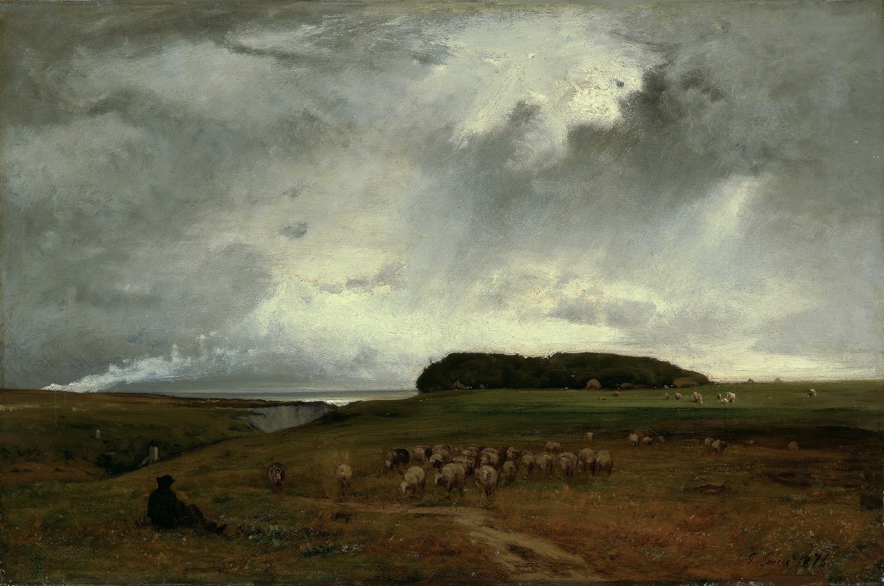La Tormenta, 1876 de George Snr. Inness