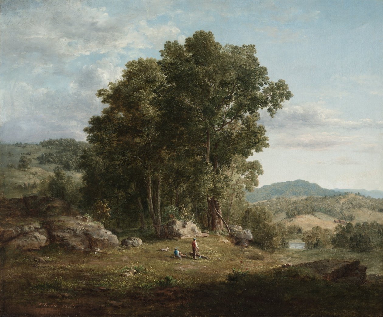 El cortador de leña de George Snr. Inness