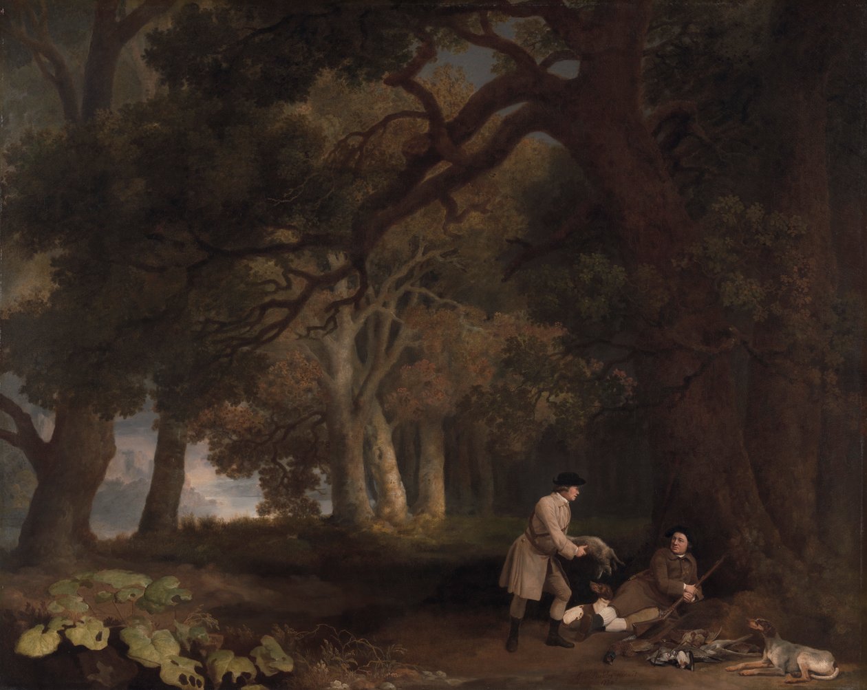 Un reposo tras el tiroteo de George Stubbs
