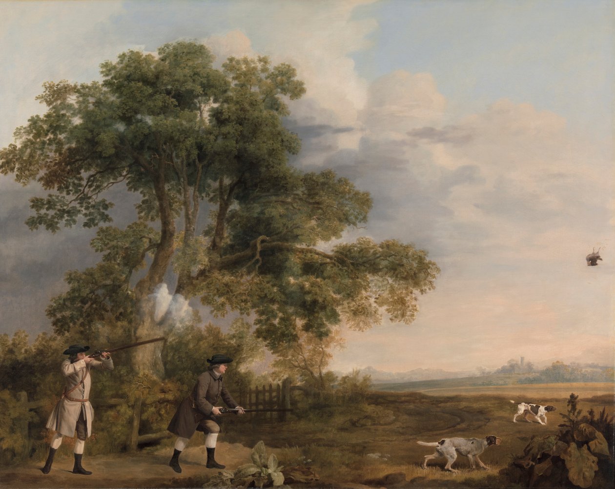 Tiroteo a dos caballeros de George Stubbs
