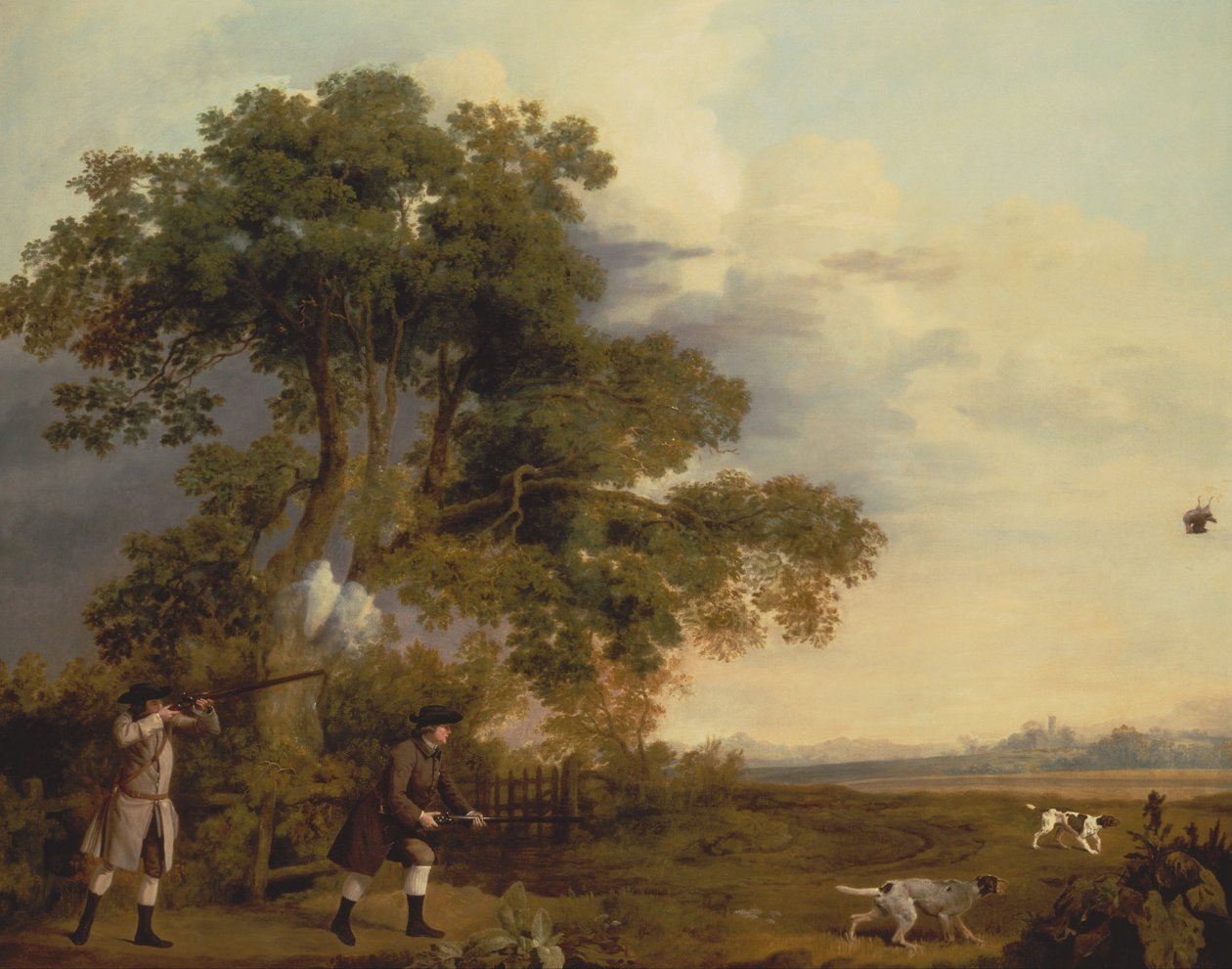 Tiroteo a dos caballeros de George Stubbs