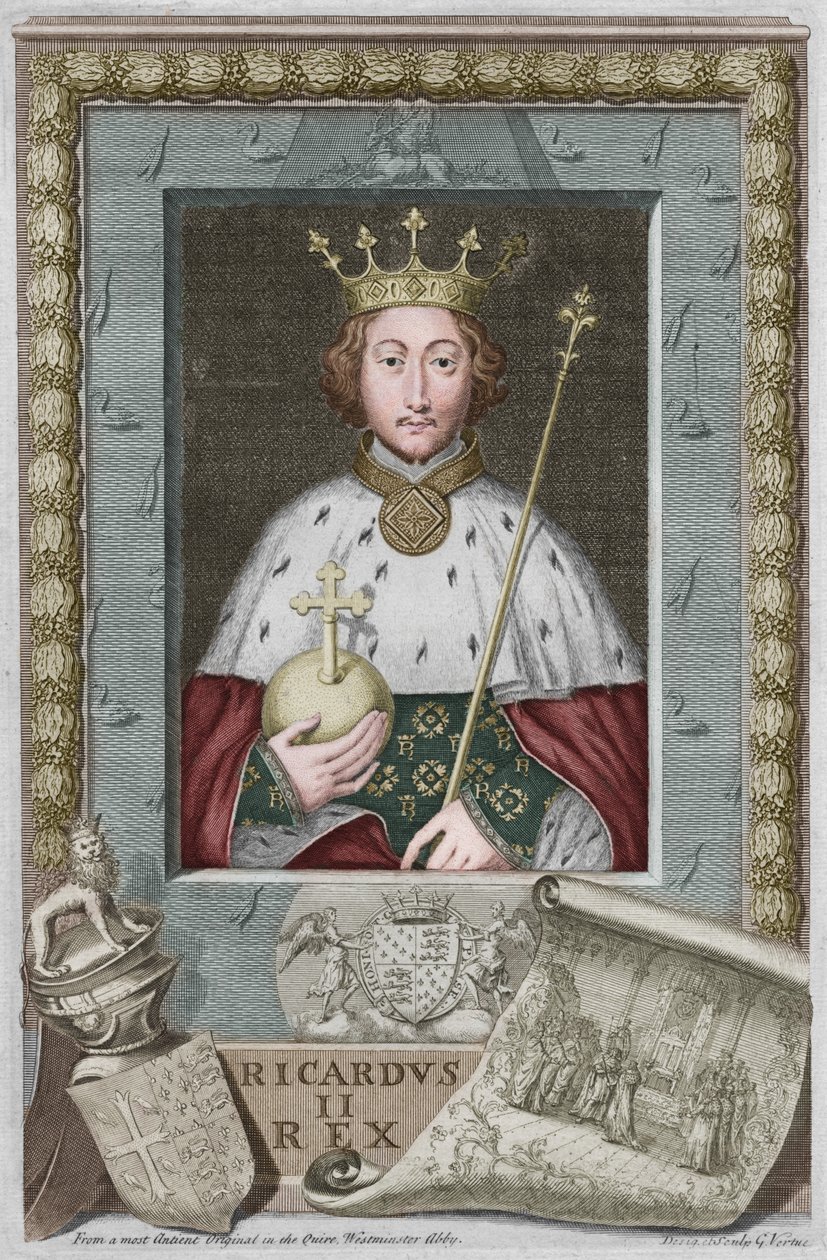 Rey Ricardo II, 1735 de George Vertue
