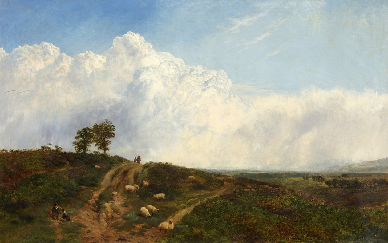 Cruce de caminos sobre el páramo de George Vicat Cole
