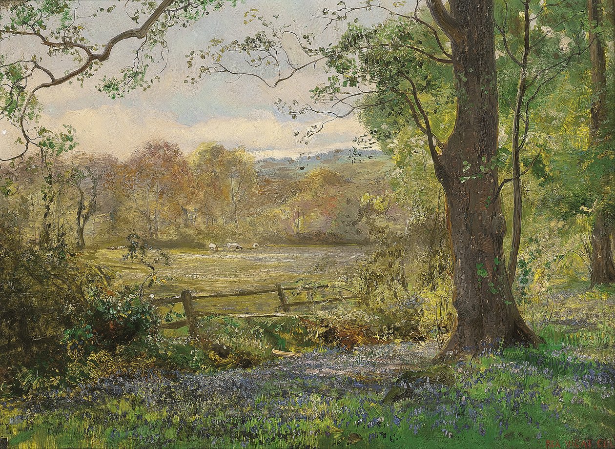 Primavera (óleo sobre tabla) de George Vicat Cole