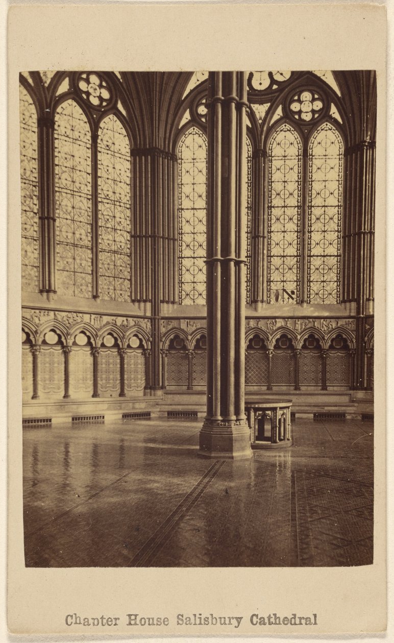 Sala Capitular. Catedral de Salisbury. de George Washington Wilson