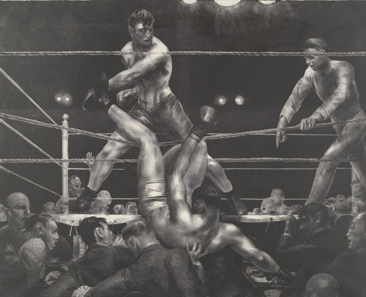 Dempsey y Firpo de George Wesley Bellows