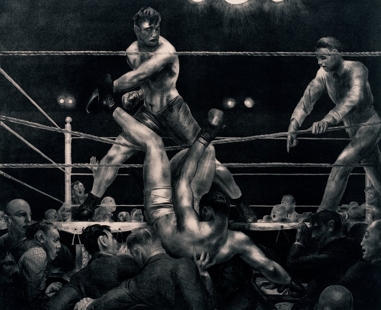 Dempsey y Firpo de George Wesley Bellows