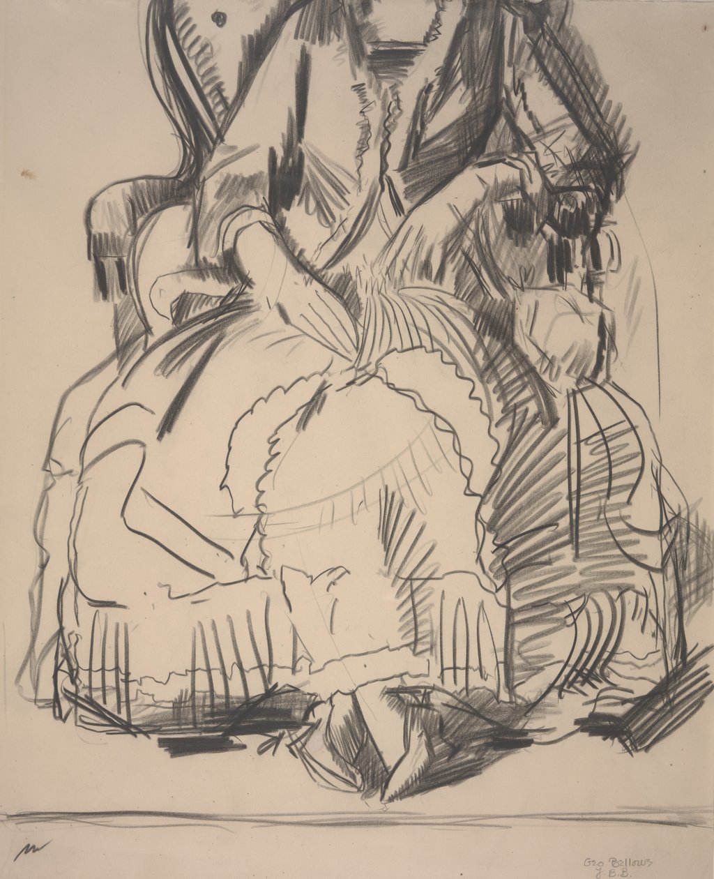 Emma con vestido púrpura de George Wesley Bellows