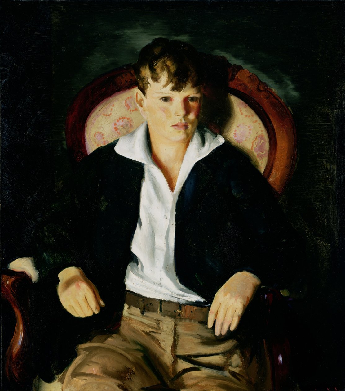 Retrato de un niño de George Wesley Bellows