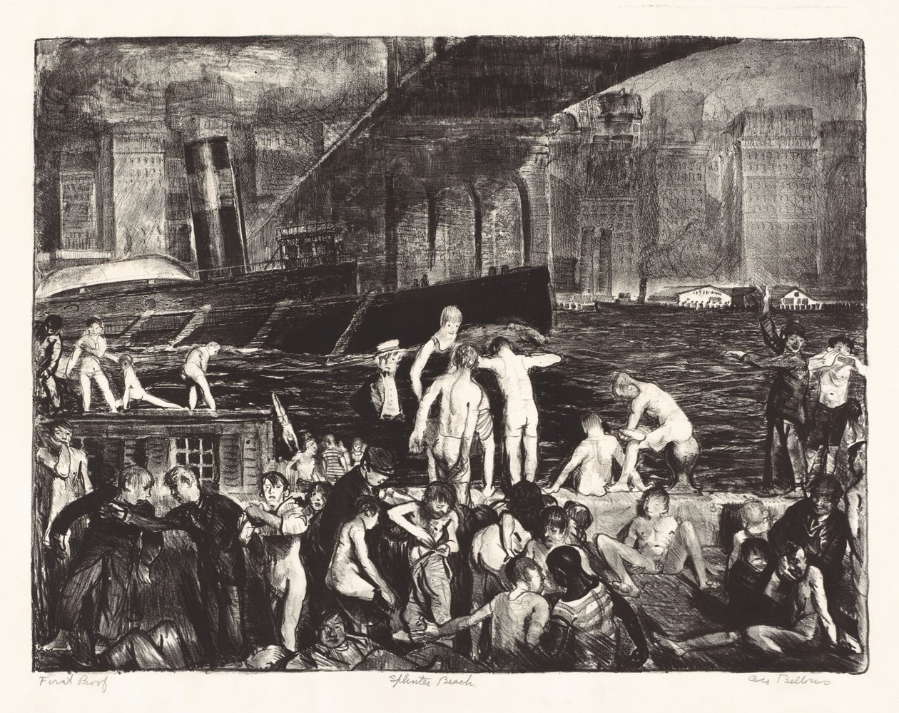Playa Splinter de George Wesley Bellows