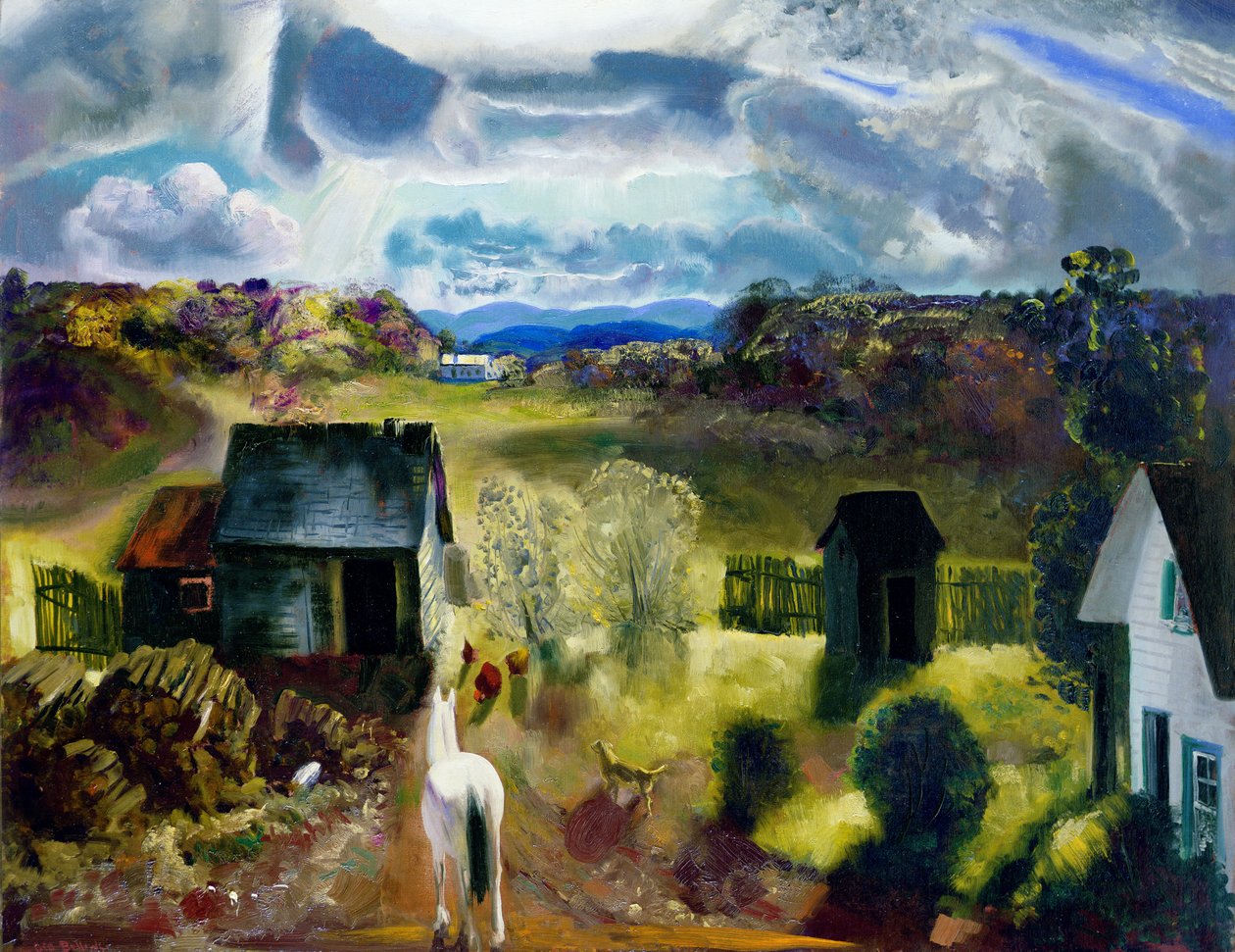 El Caballo Blanco de George Wesley Bellows