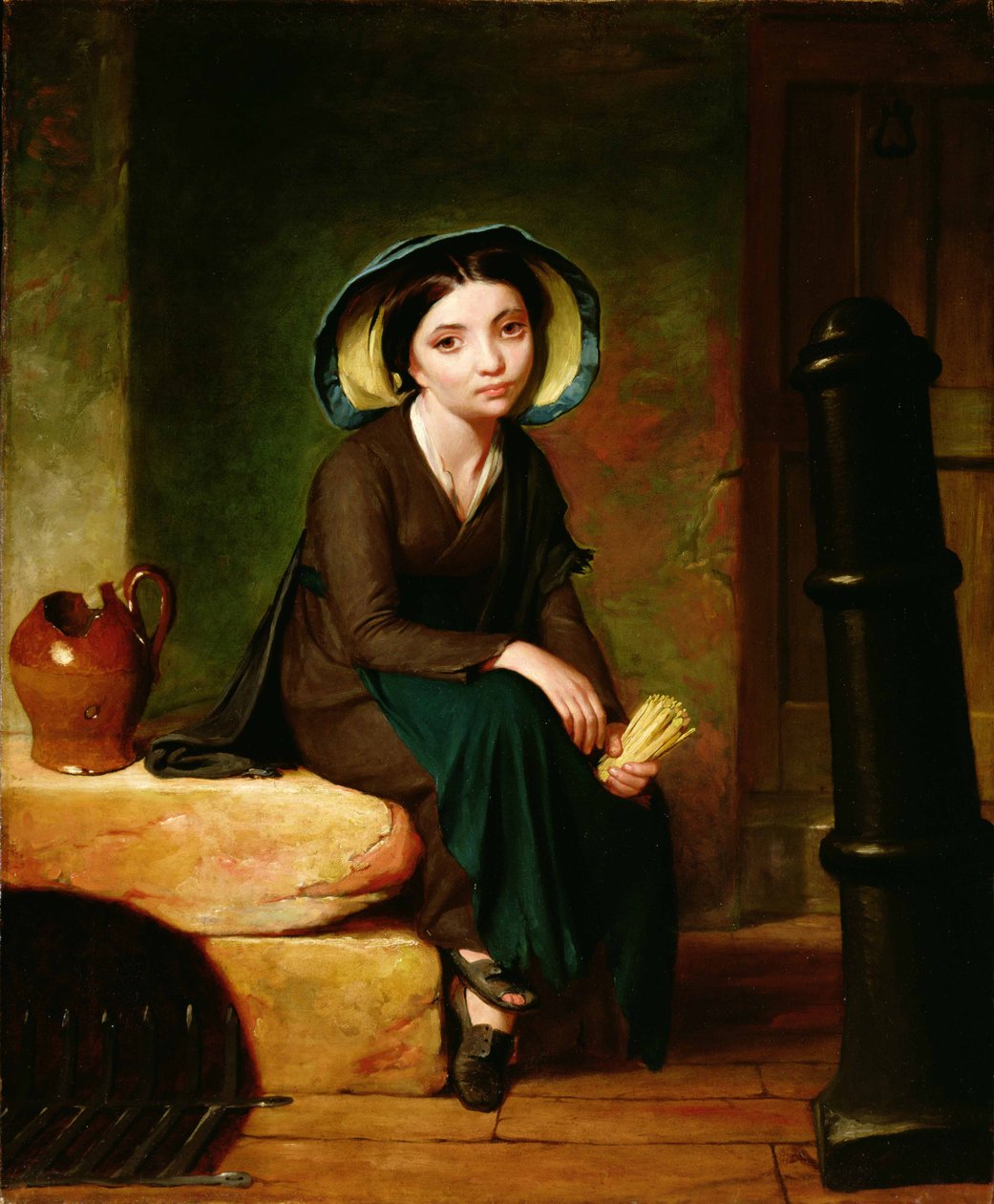 La niña de los fósforos, 1834 de George Whiting Flagg