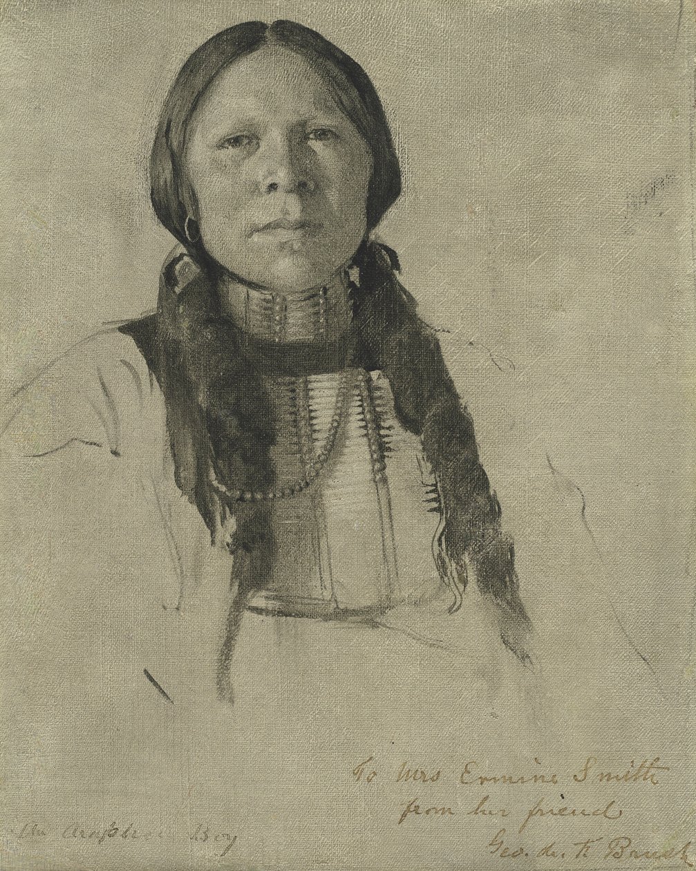 Un niño Arapahoe de George de Forest Brush