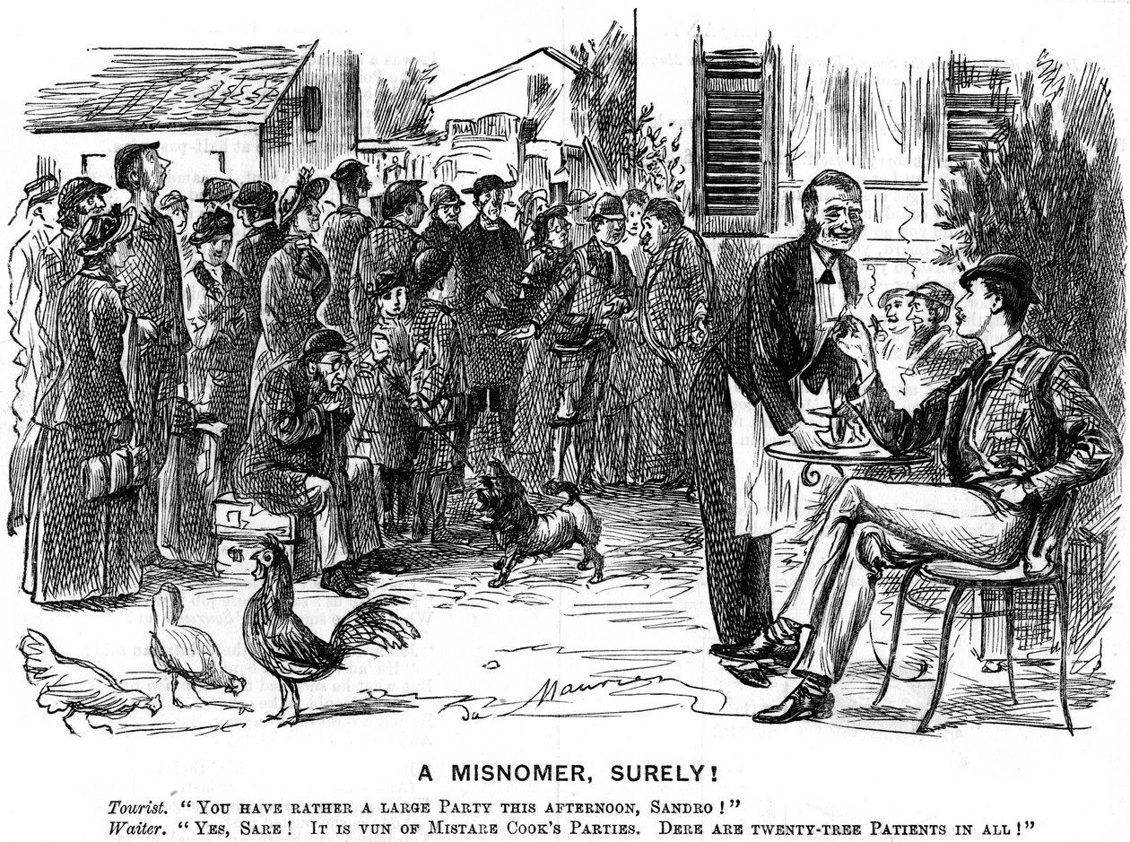 ¡Un error de nombre, seguramente!, 1880 de George du Maurier