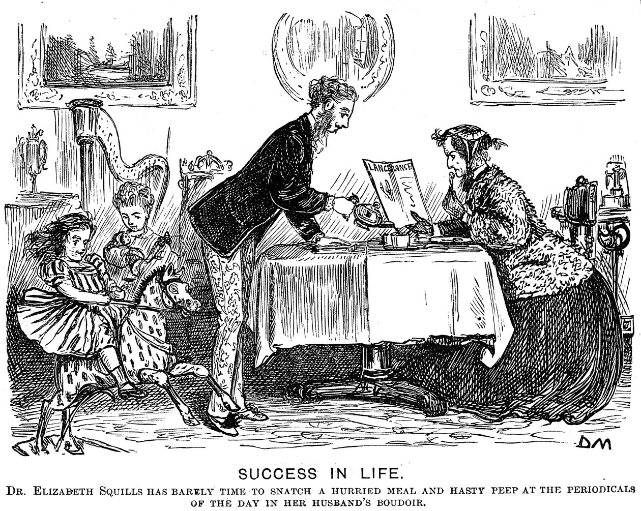 Éxito en la vida, 1867 de George du Maurier