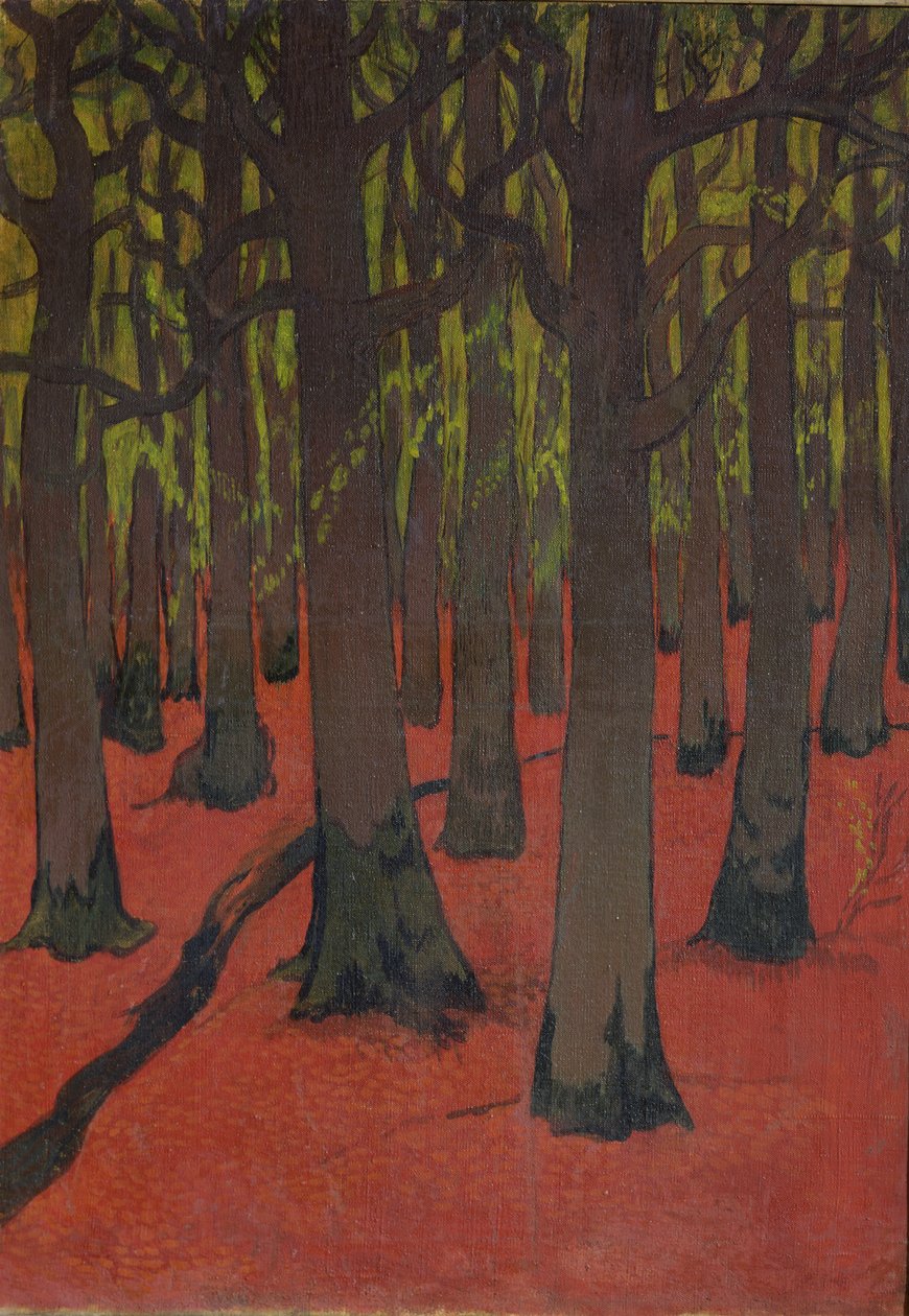 El bosque con tierra roja, c.1891 de Georges Lacombe