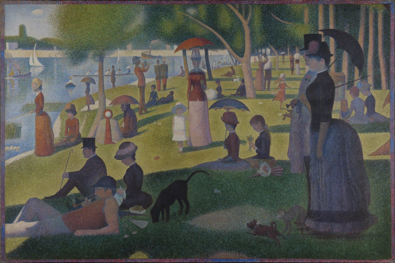 Un domingo en La Grande Jatte -- 1884 de Georges Seurat