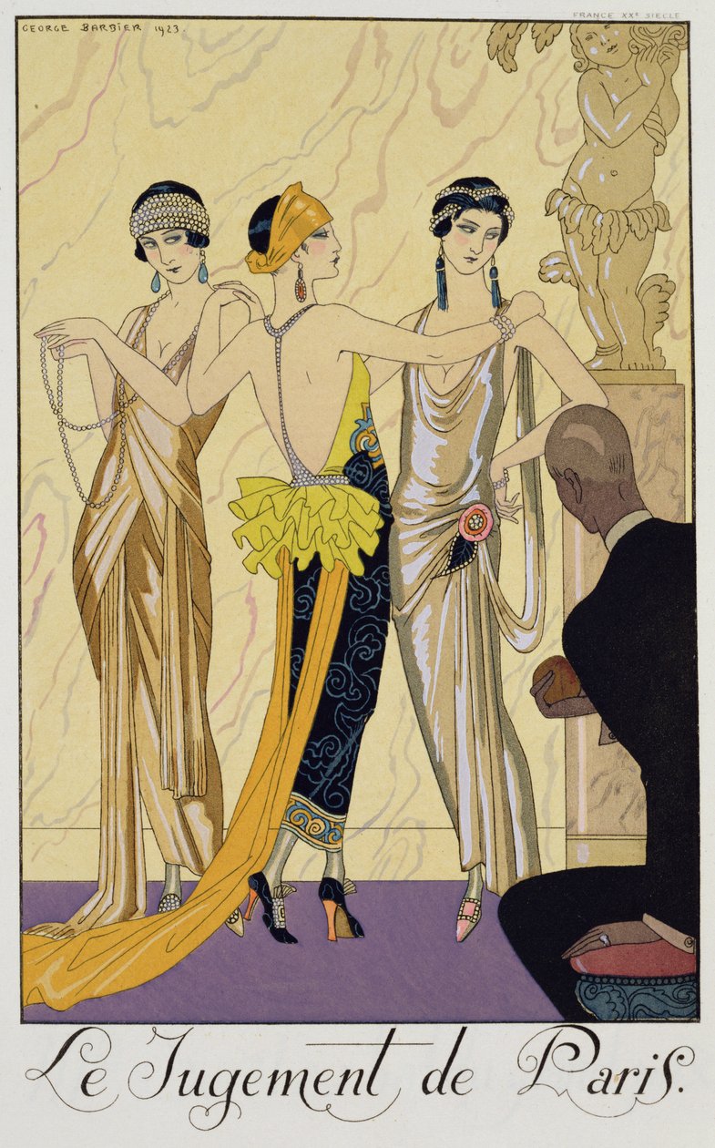 El juicio de París de Georges (after) Barbier