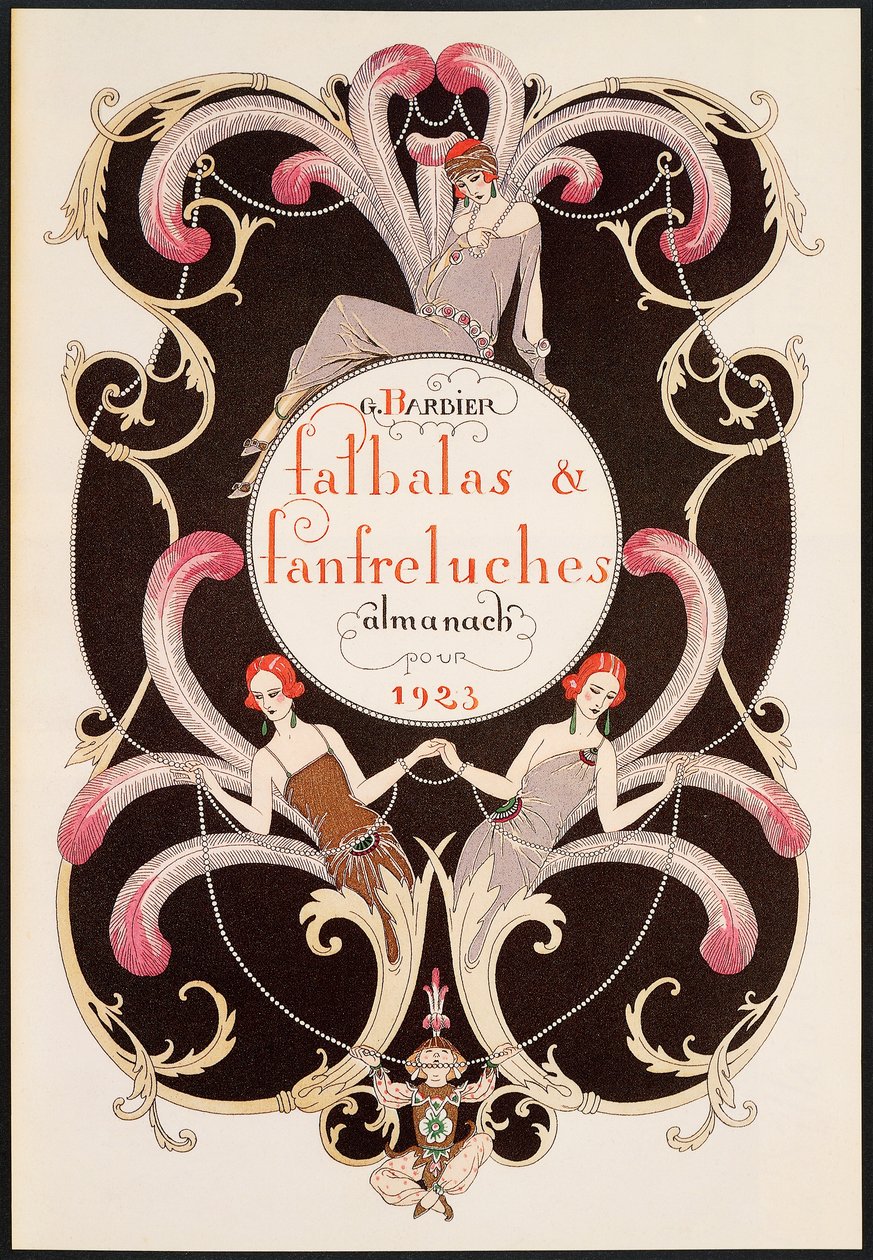 Falbalas et Franfreluches, almanaque de la moda de Georges Barbier