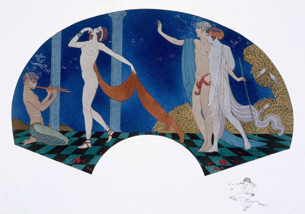 Fan design de Georges Barbier