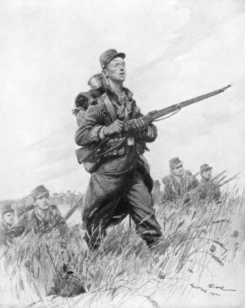 Y ahora... ¡Avanzar!, 1914 de Georges Bertin Scott
