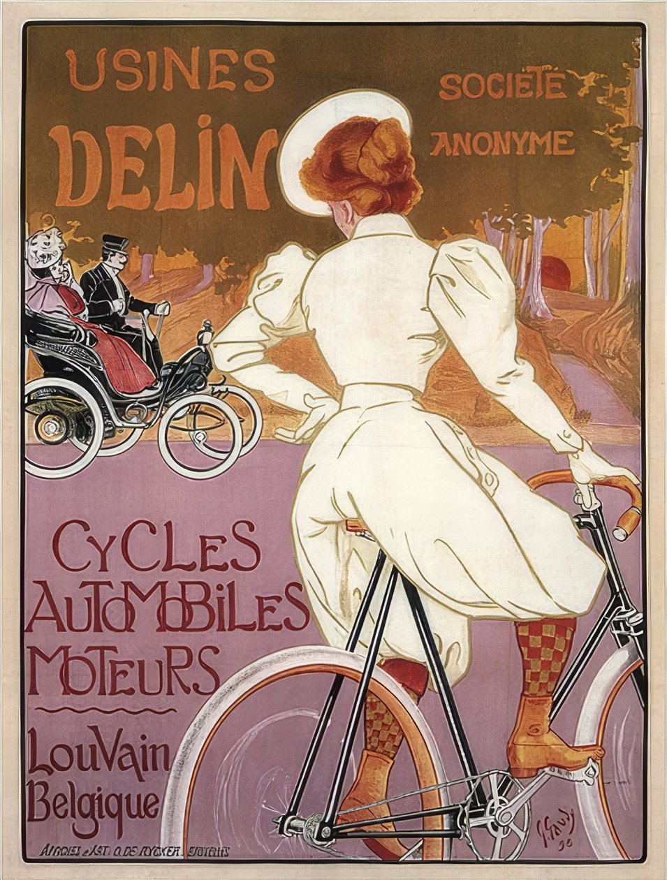 Delin Cycles Automobiles Moteurs. 1898 de Georges Gaudy