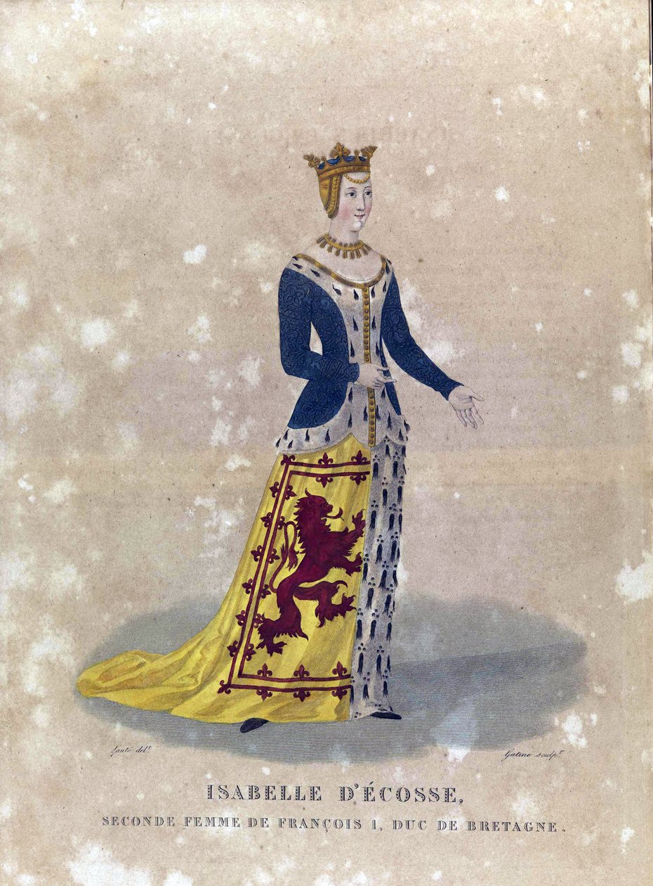 Isabella Stuart (Isabel de Escocia) de Georges Jacques Gatine