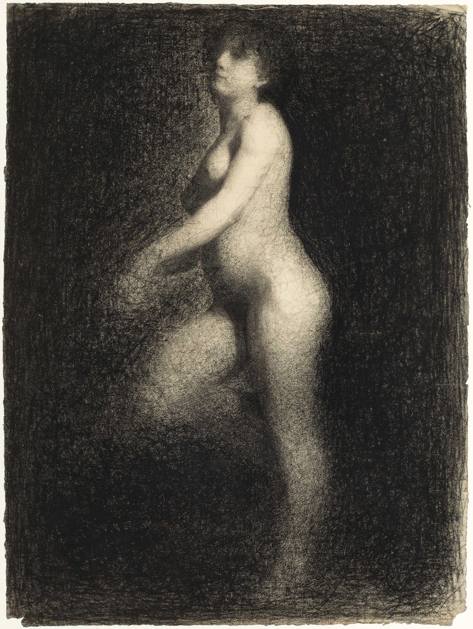 Desnudo, ca 1881-1882 de Georges Pierre Seurat