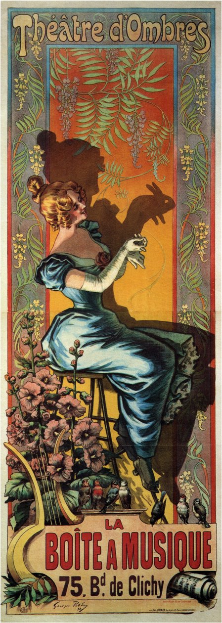 La caja de música, 1898 de Georges Redon