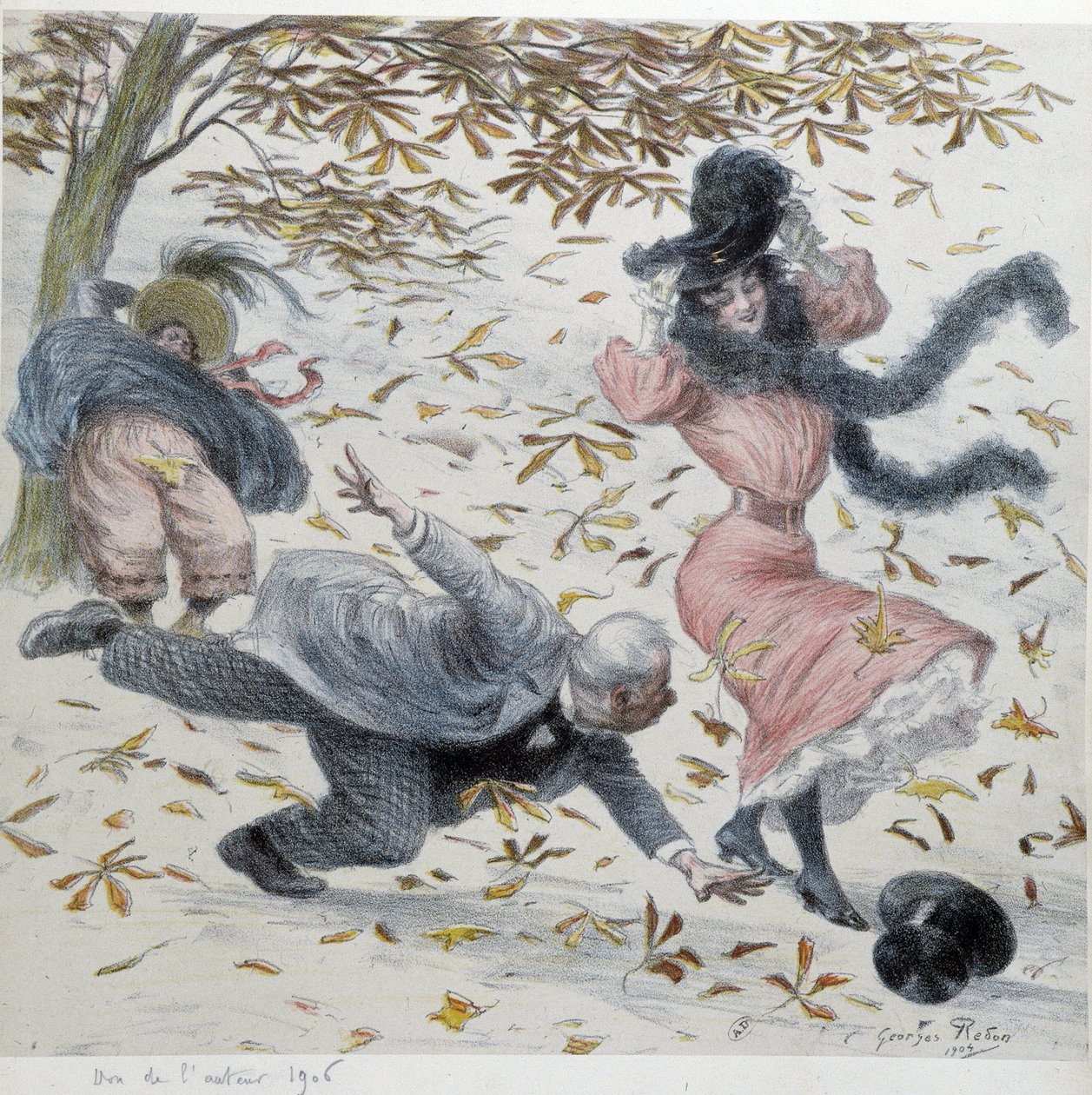 El viento, 1904 de Georges Redon