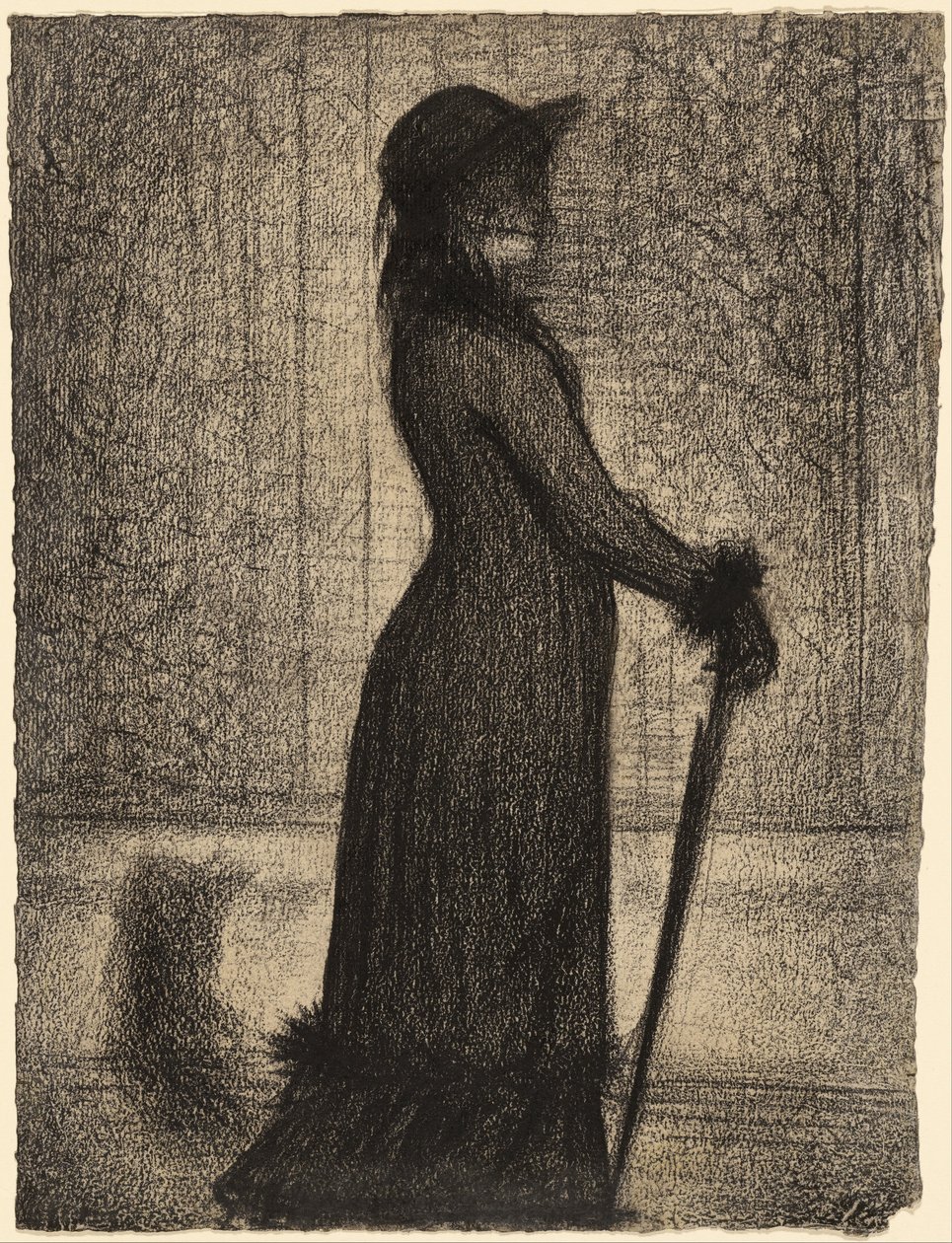 Mujer Paseando (Una Elegante) de Georges Seurat