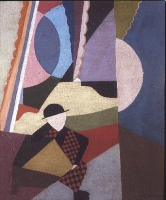Hombre con un bastón de Georges Valmier