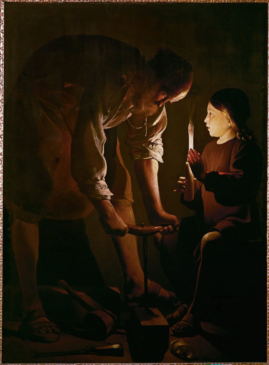 Carpintero San José ... de Georges de La Tour