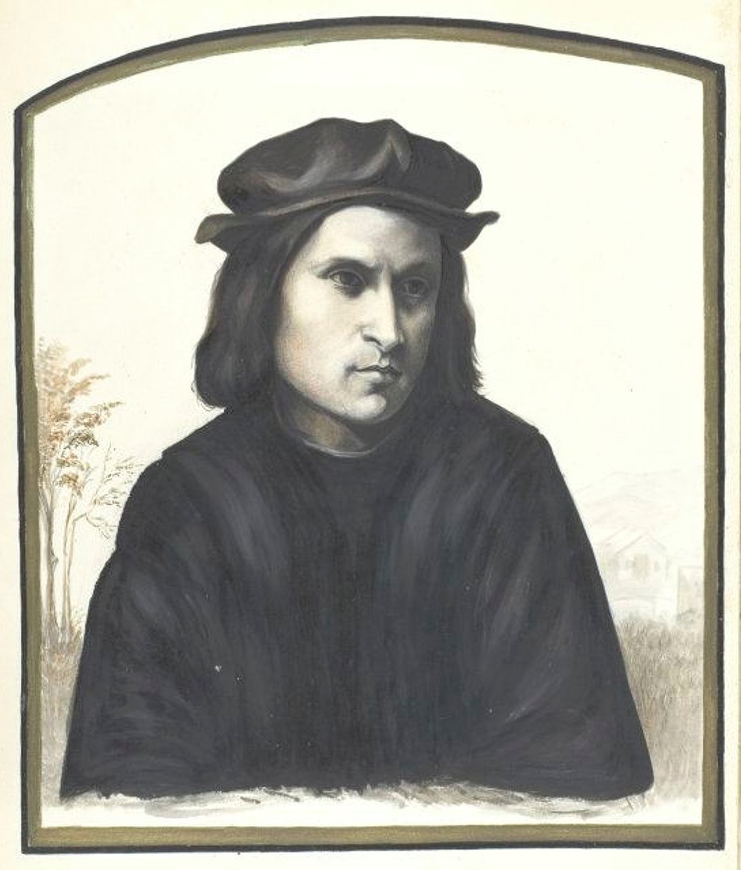 Sin título [hombre con vestimenta renacentista], 1855-68 de Georgina Cowper