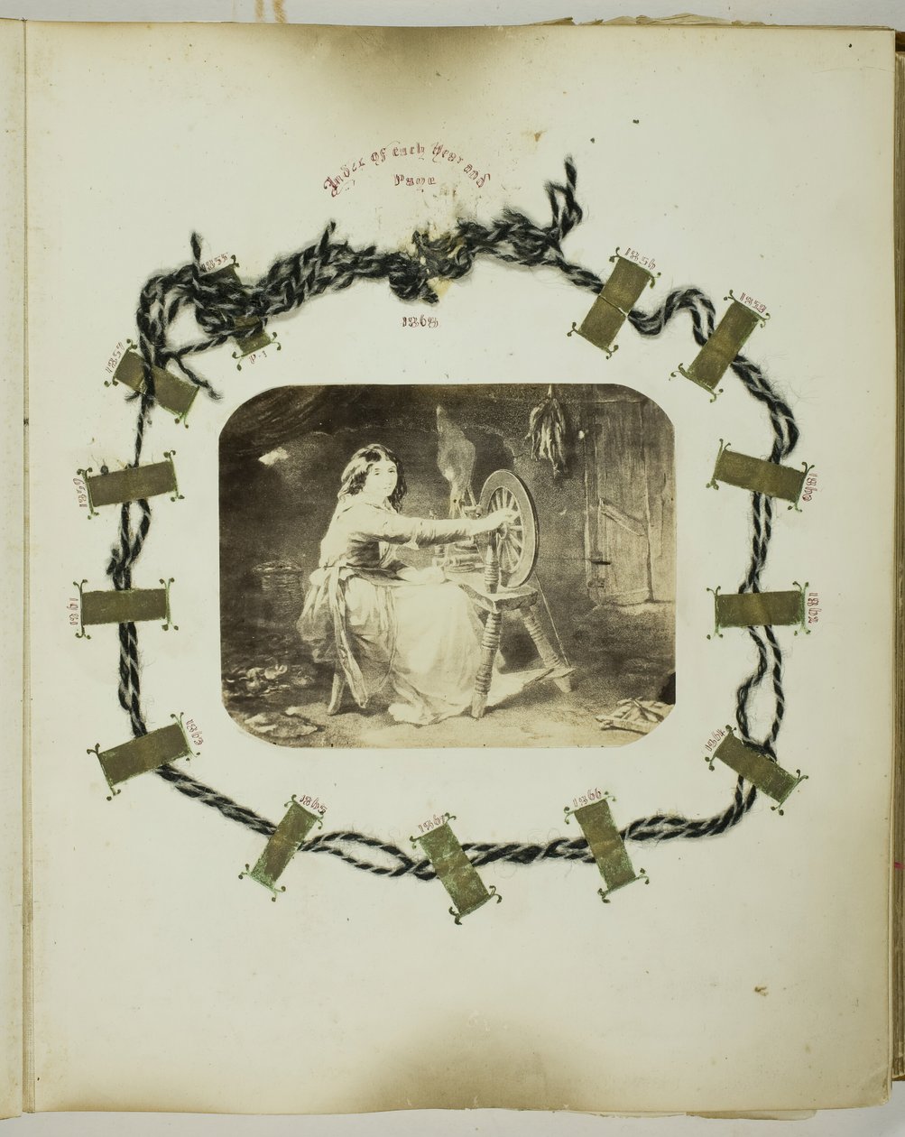 Sin título [mujer hilando], 1855-1868 de Georgina Cowper