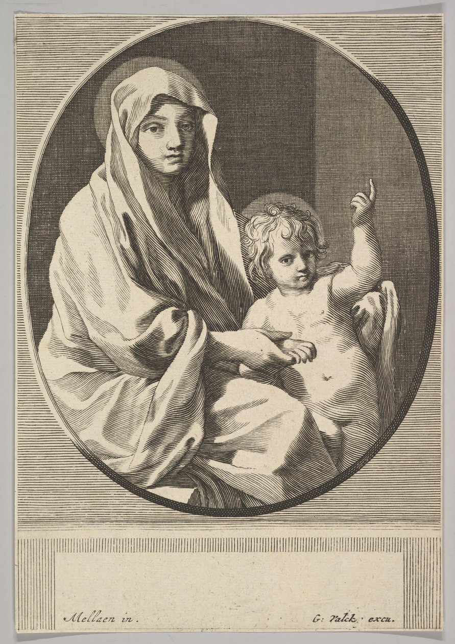 Virgen y Niño de Gerald Valck