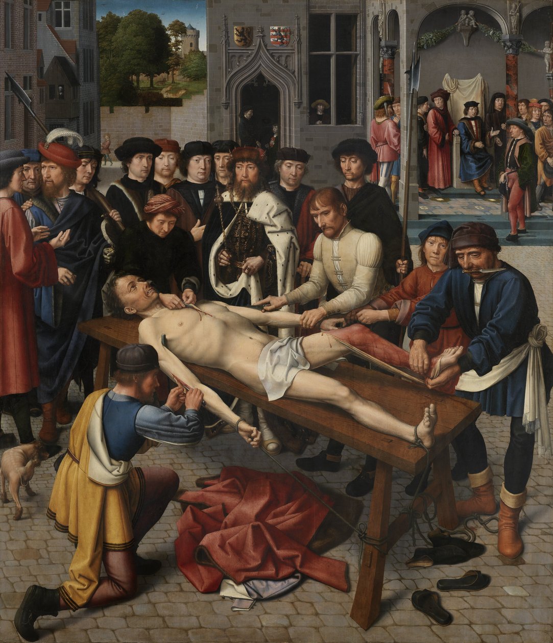 Juicio de Cambises: El desollamiento de Sisamnes de Gerard David