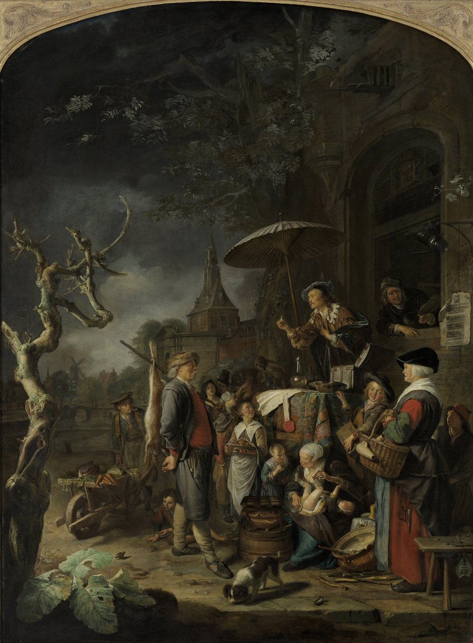 El charlatán de Gerrit Dou