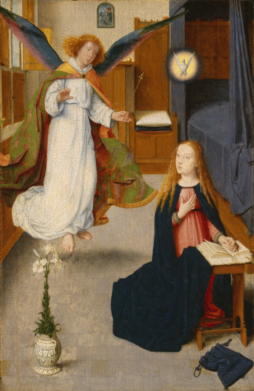 La Anunciación, c.1490 de Gerard David