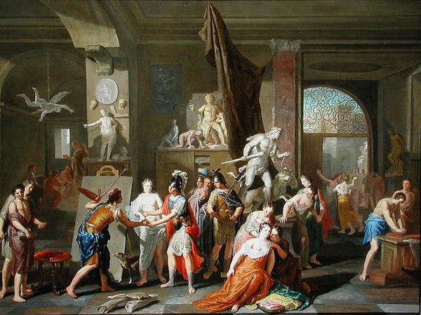 Apeles pinta a Campaspe de Gerard Hoet
